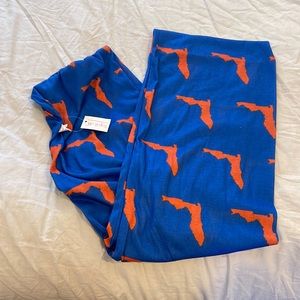 NWT Blue and Orange Florida Infinity Scarf